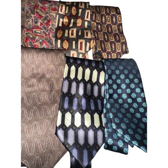 Alexander Julian Colours Tie lot of 10, 100% silk - Picture 3 of 5